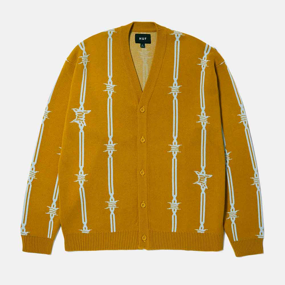 CHALECO HUF BARBED WIRE CARDIGAN CACTUS