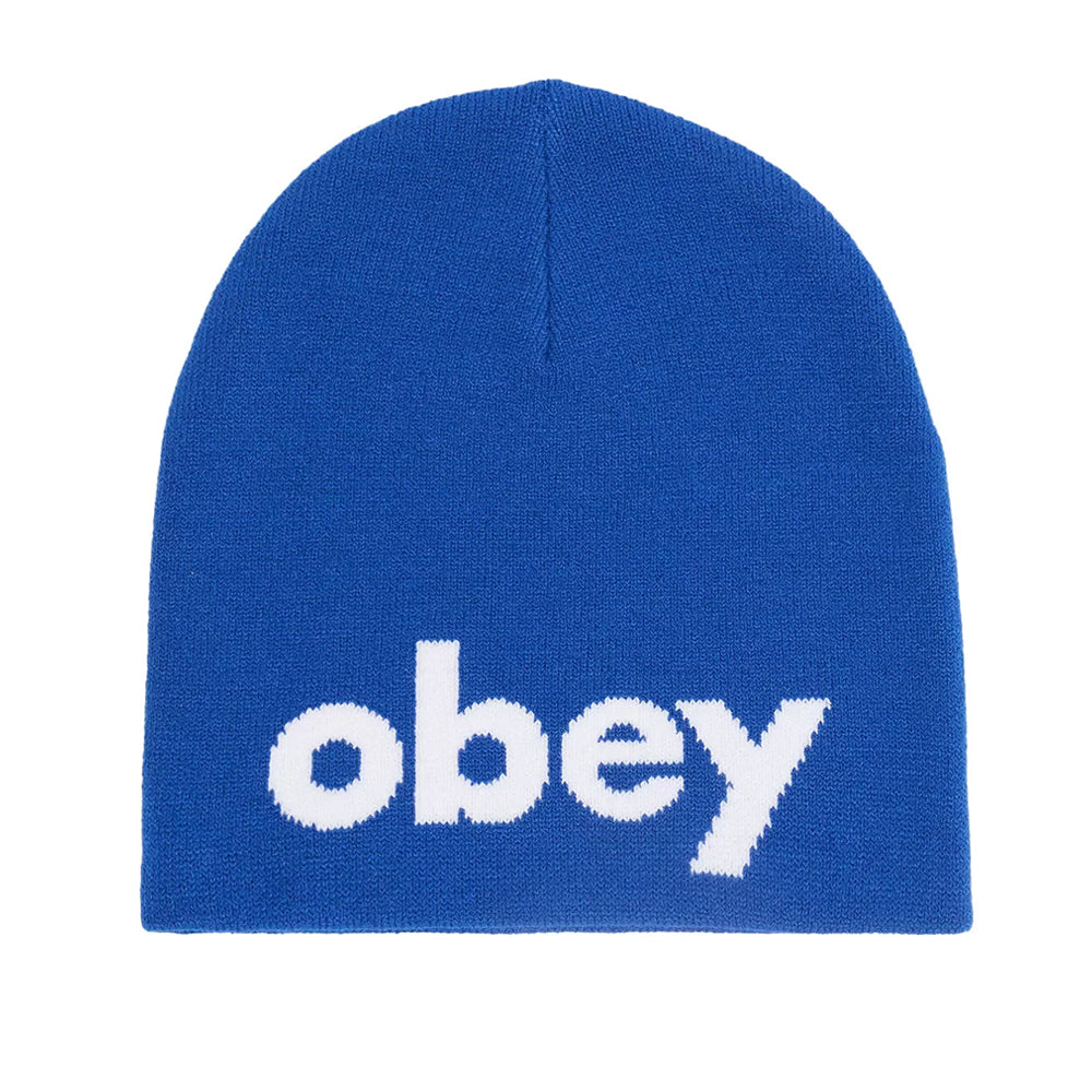 BEANIE OBEY LOWERCASE SURF BLUE