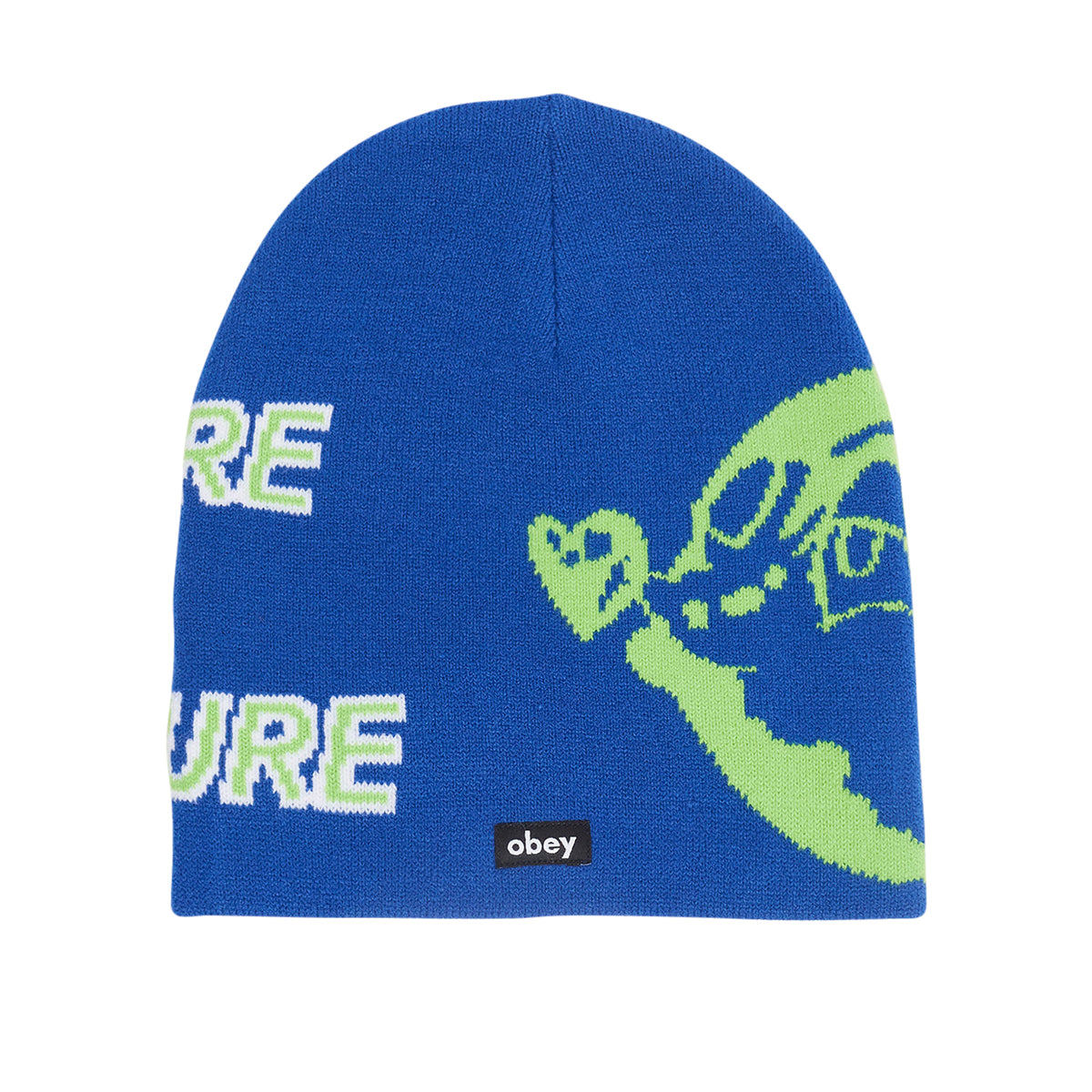 BEANIE OBEY NATURE AND NUTURE SURF BLUE