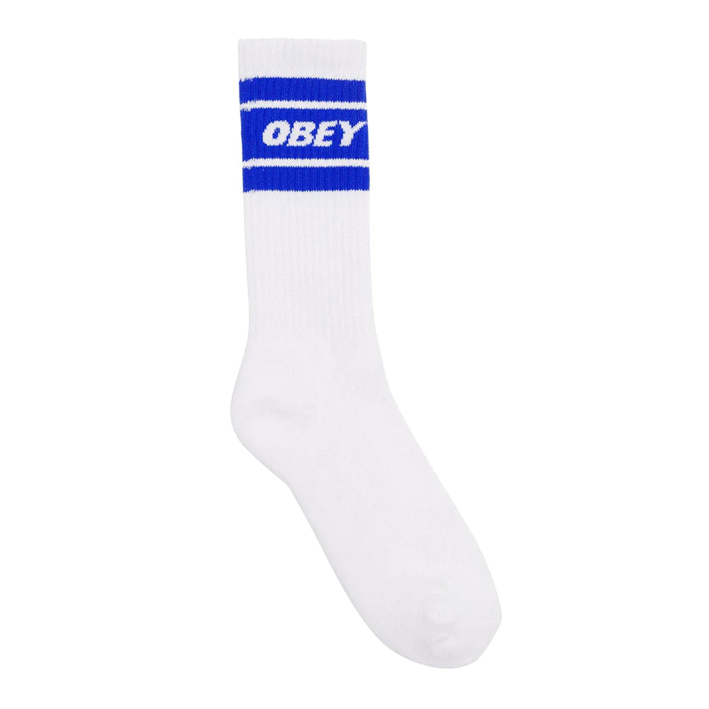 CALCETINES OBEY COOPER II WHITE / SURF BLUE