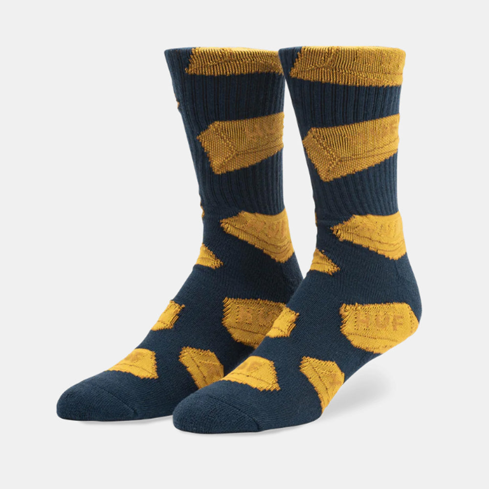 CALCETINES HUF GOLD BARS NAVY