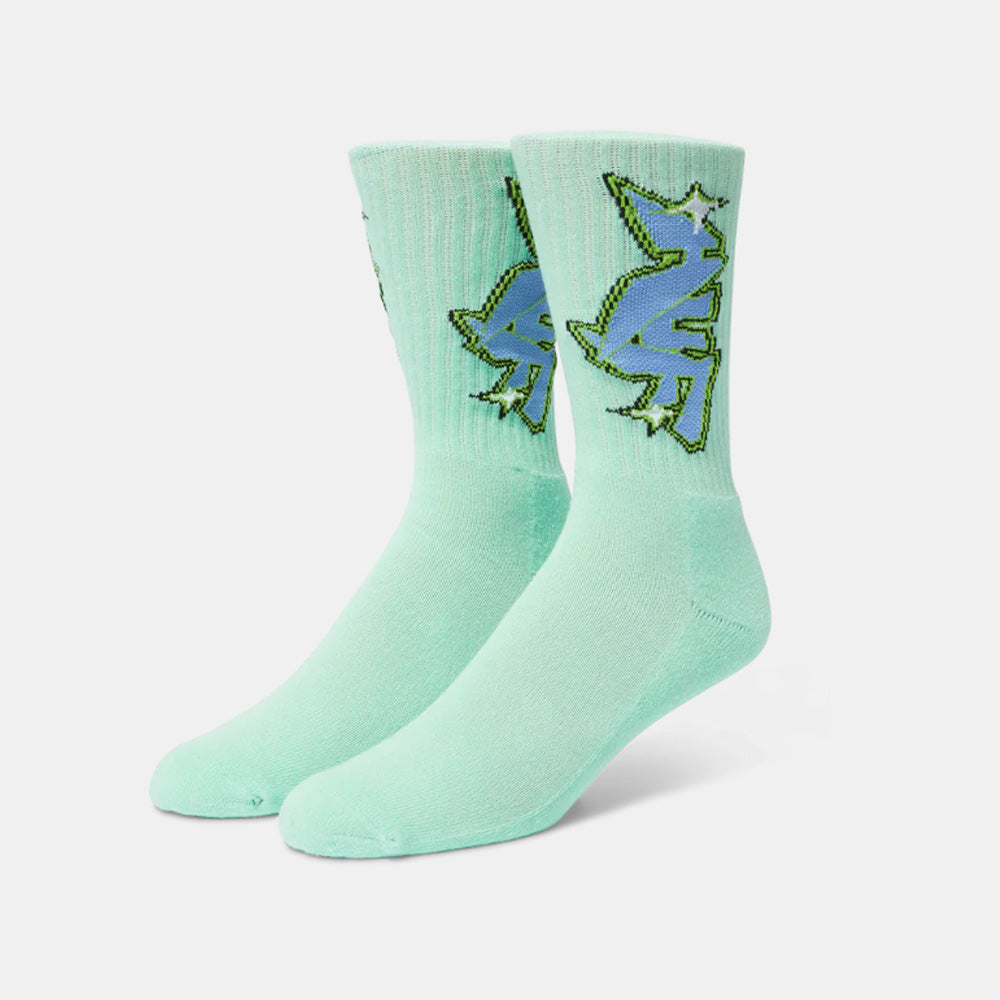 CALCETINES HUF TAGGED BAD CREW MINT