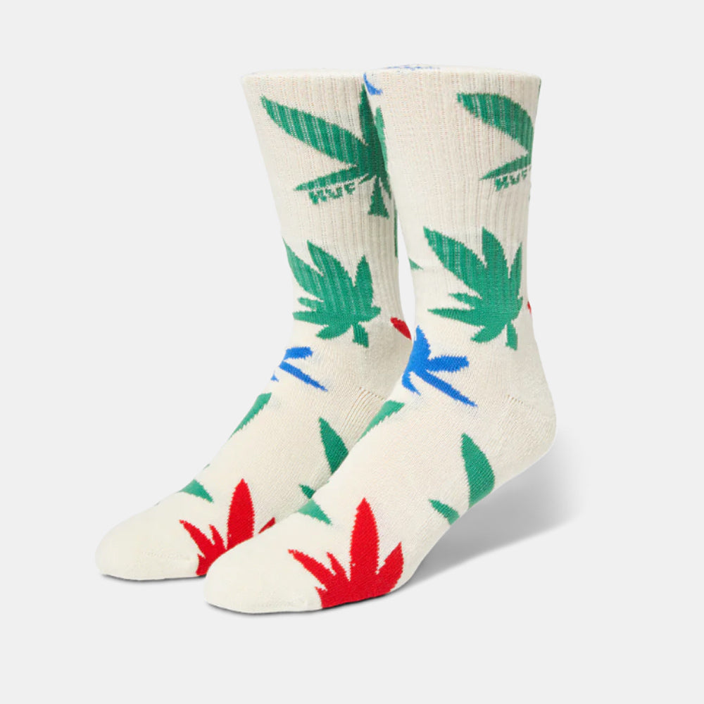 CALCETINES HUF ABSTRACT PLANTLIFE CREAM