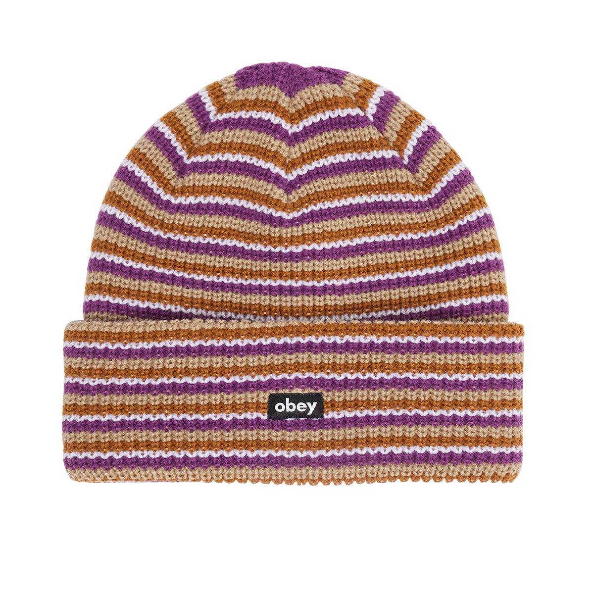 BEANIE OBEY LOOSE GROOVE CLAY MULTI