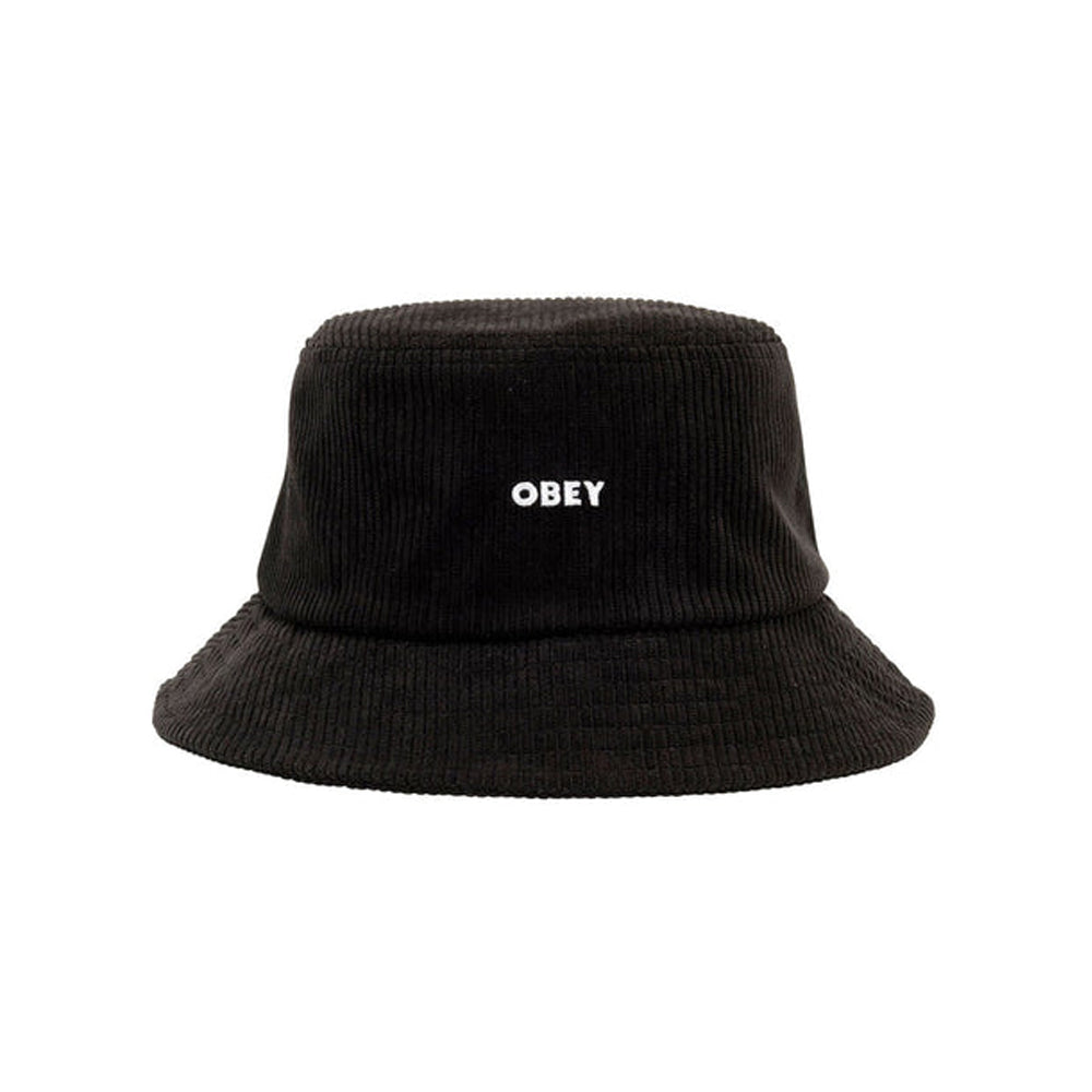 BUCKET OBEY BOLD CORD HAT BLK