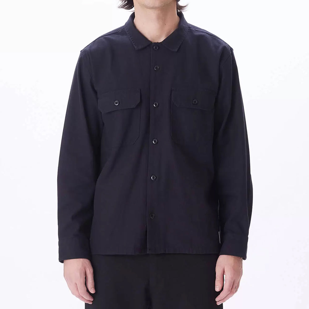 CAMISA OBEY MINUS WOVEN BLACK
