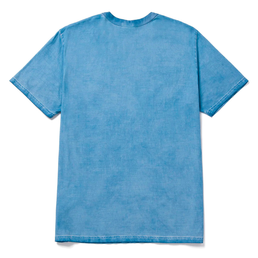 POLERA HUF 12 GALAXIES FADED S/S RELAXED TOP BLUE