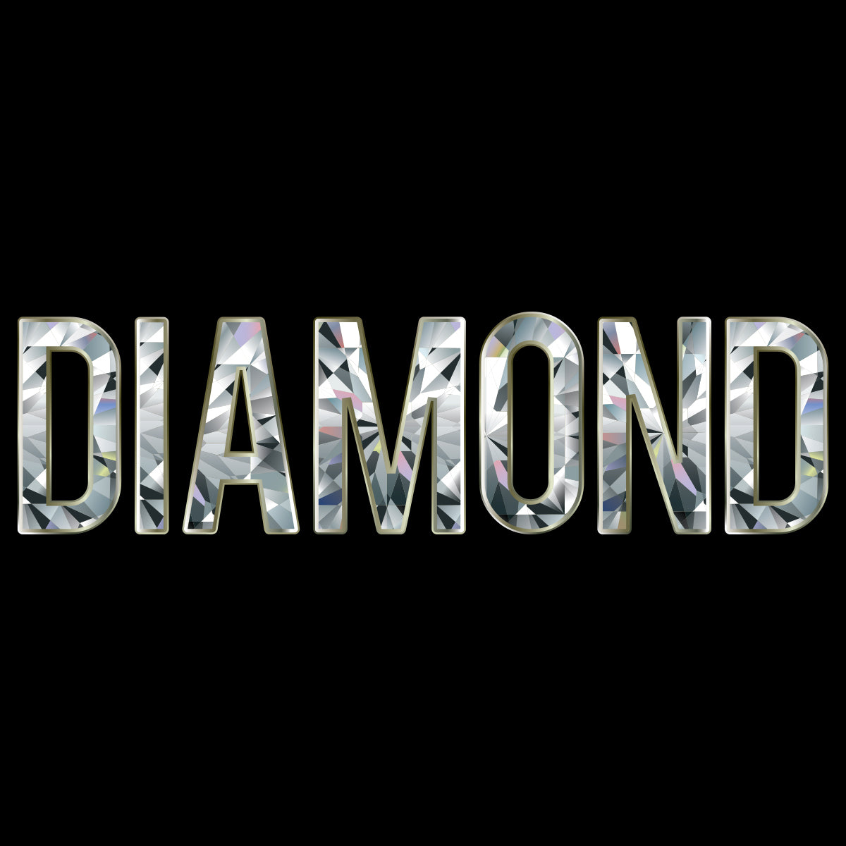 POLERON DIAMOND BOLD DIAMOND HOODIE BLACK