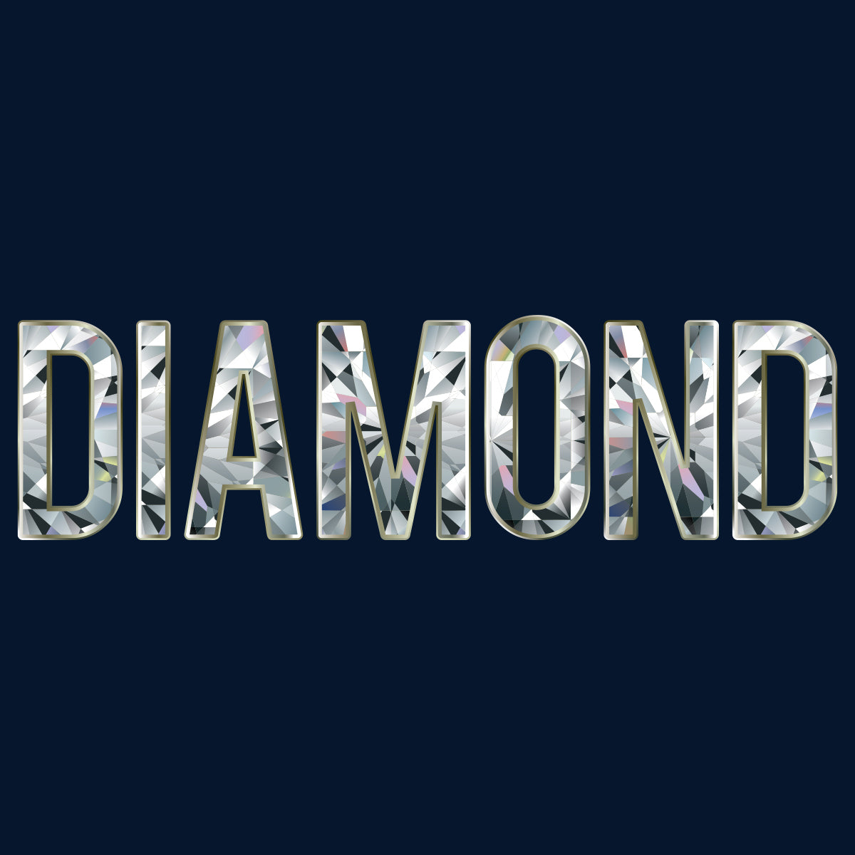 POLERON DIAMOND BOLD DIAMOND HOODIE NAVY