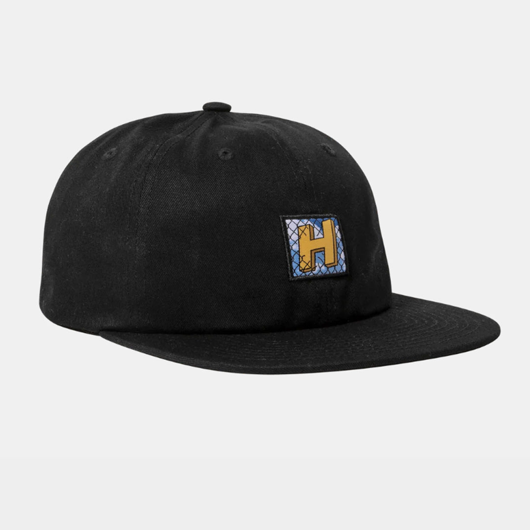 --> CAP HUF TRESSPASS 6 PANEL HAT BLACK