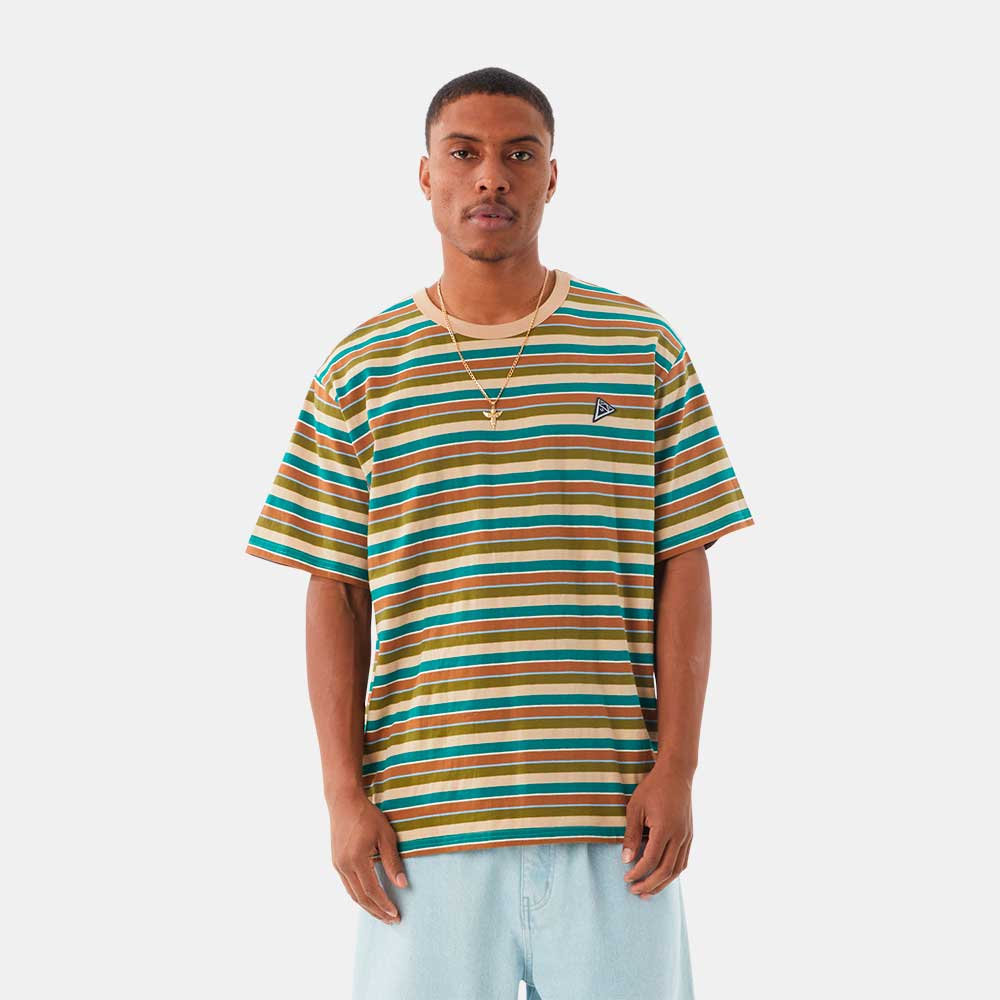 POLERA HUF TT S/S RELAXED KNIT BISCUIT
