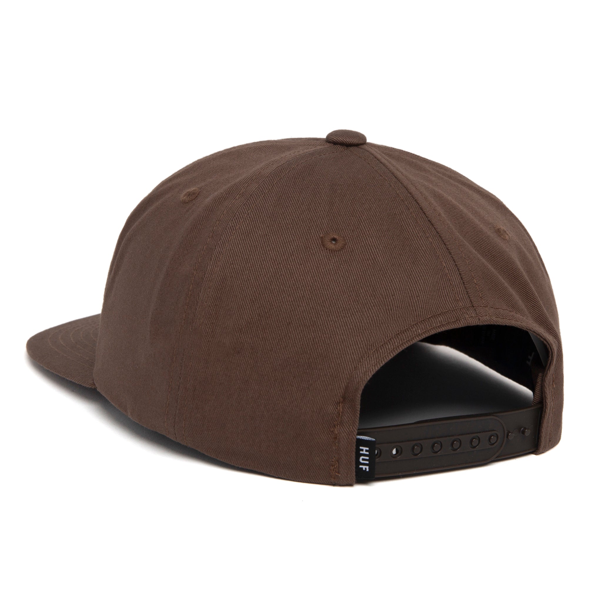 CAP HUF ESS UNSTRUCTURED BOX SNAPBACK BROWN