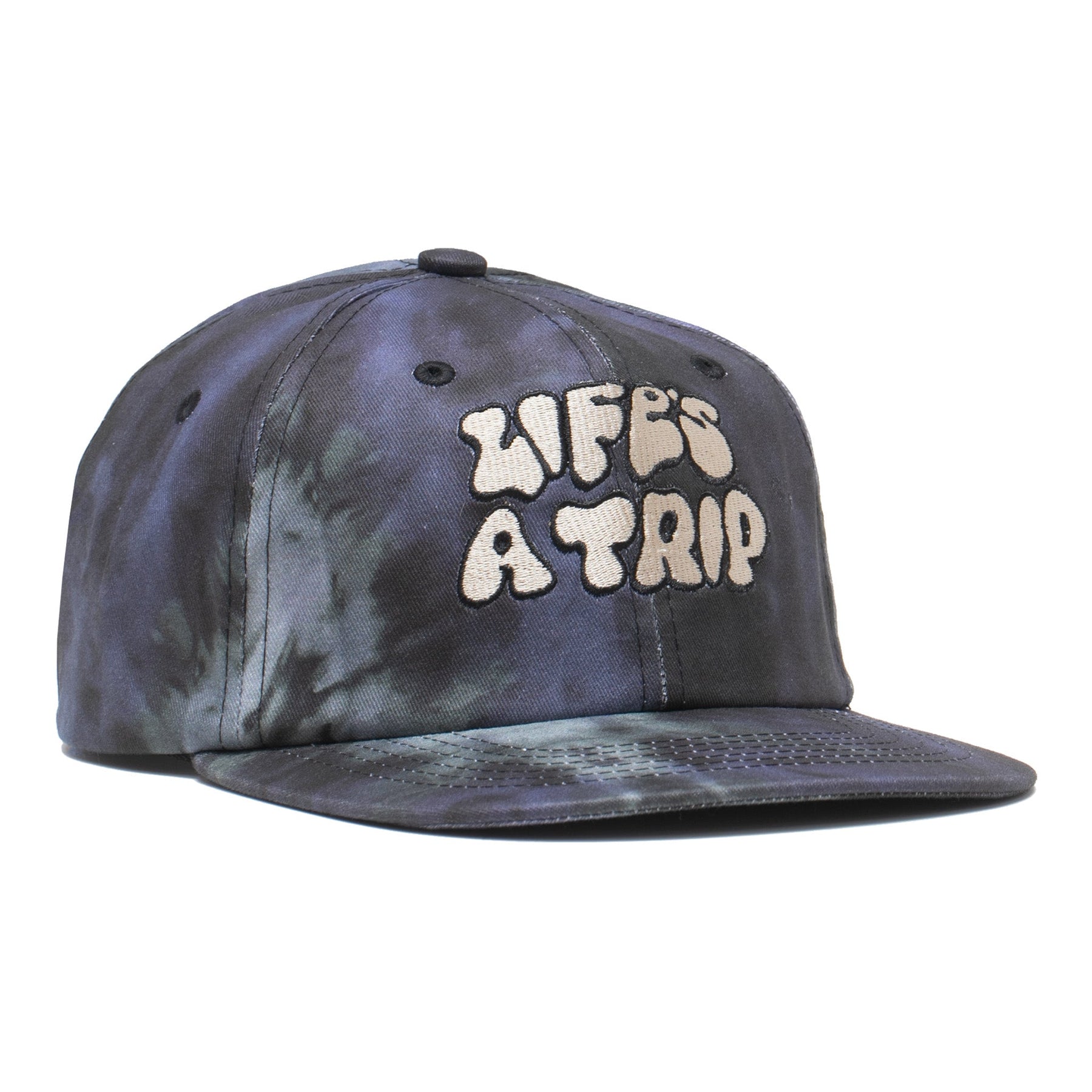 Cap Ripndip Lifes A Trip 6 Panel Hat Black / Sage / Dark Slate Tie Dye
